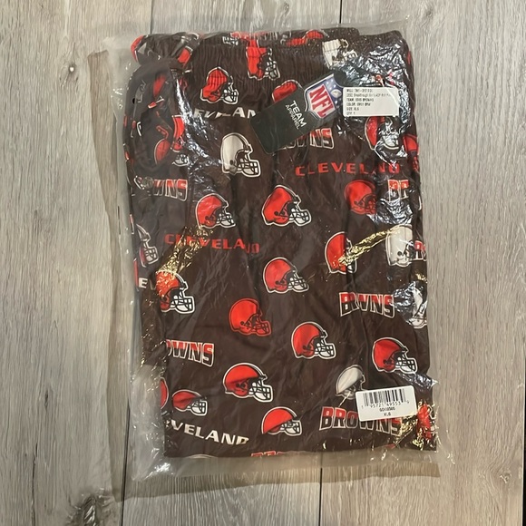 NFL CLEVELAND BROWNS MENS BROWN BREAKTHROUGH SLEEP PANTS | XL - Picture 2 of 5